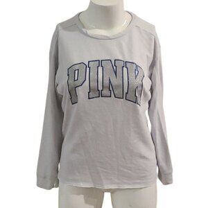 [Pink] Baby Blue Pink Crewneck Sweater - Size S